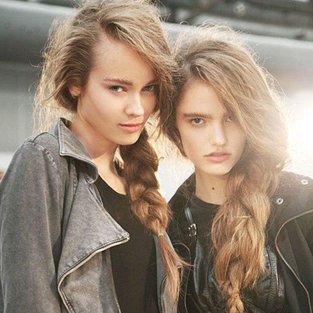 messy plait fishtail